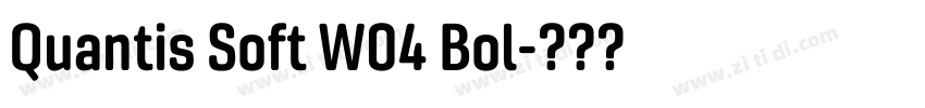 Quantis Soft W04 Bol字体转换 Quantis Soft W04 Bol字体转换